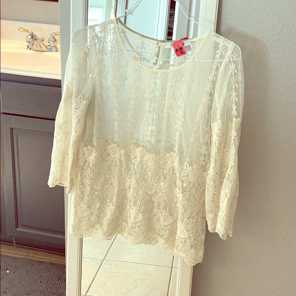 Very pretty lace shirt